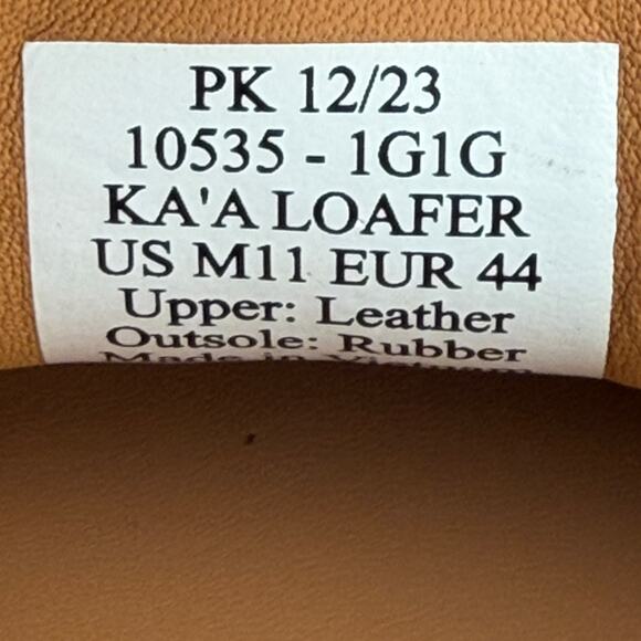 Olukai KA’A Loafer Mens Size 11 (EU 44) Gray Leather Suede Slip On Casual Shoes